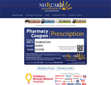 Tablet Screenshot of nhrxcard.com